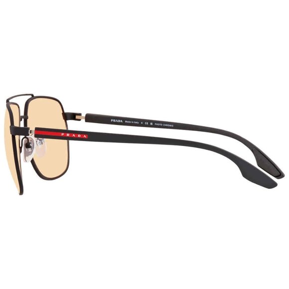 🔥Prada Orange Men's 62mm Pilot Sunglasses - Picture 3 of 4